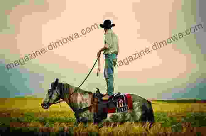 A Cowboy Riding A Horse Through A Field JERRY PORTNOY COWBOY: Ride Rope Sing Shoot Repeat