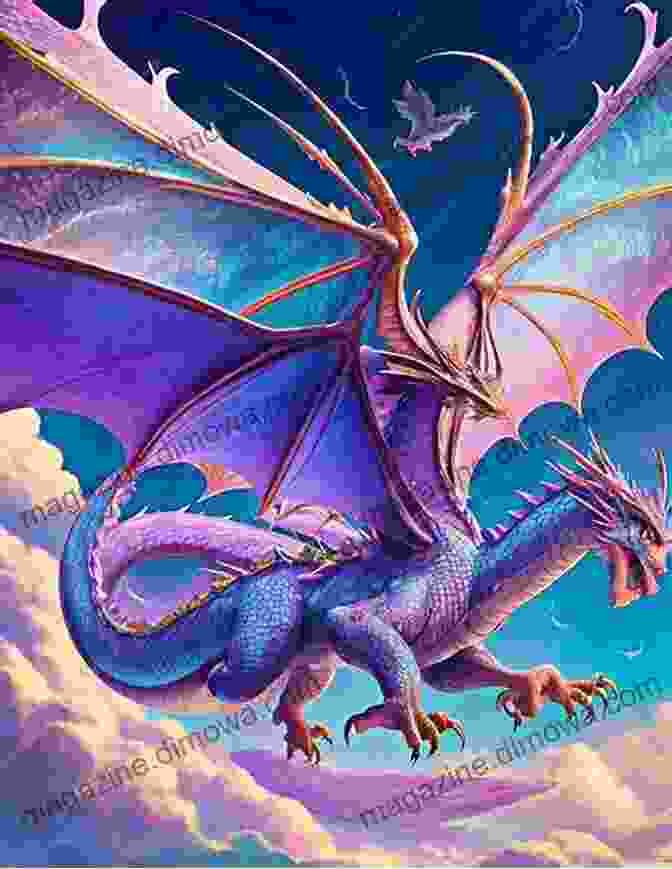 A Fierce Dragon Soaring Through The Sky, Its Scales Shimmering Like A Thousand Jewels Age Of Dragons: Stones Of Amaria