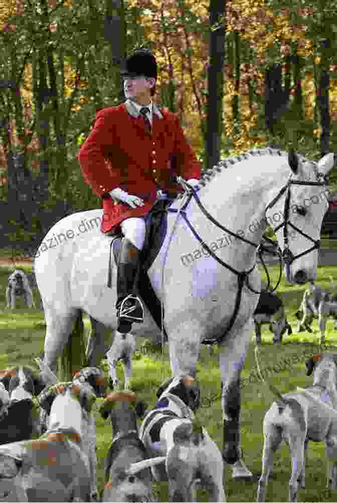 A Group Of Foxhunters On Horseback, Pursuing A Fox Foxhunting With Melvin Poe (The Derrydale Press Foxhunters Library)