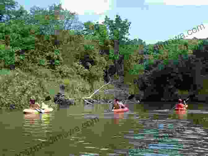 A Group Of People Float Down The Middle Raccoon River In Audubon County, Iowa. Audubon County Iowa Fishing Floating Guide Part 1: Complete Fishing And Floating Information For Audubon County Iowa Part 1 From Bluegrass Creek (Iowa Fishing Floating Guide 29)