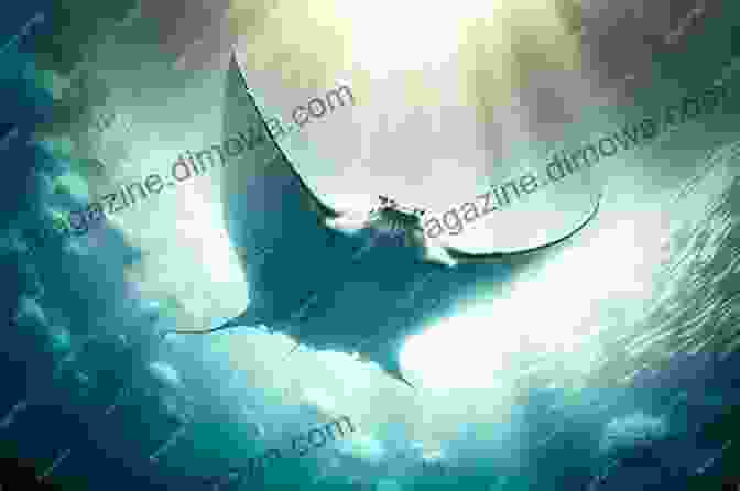 A Mesmerizing Manta Ray Soaring Through The Water Wild Ocean: Sharks Whales Rays And Other Endangered Sea Creatures