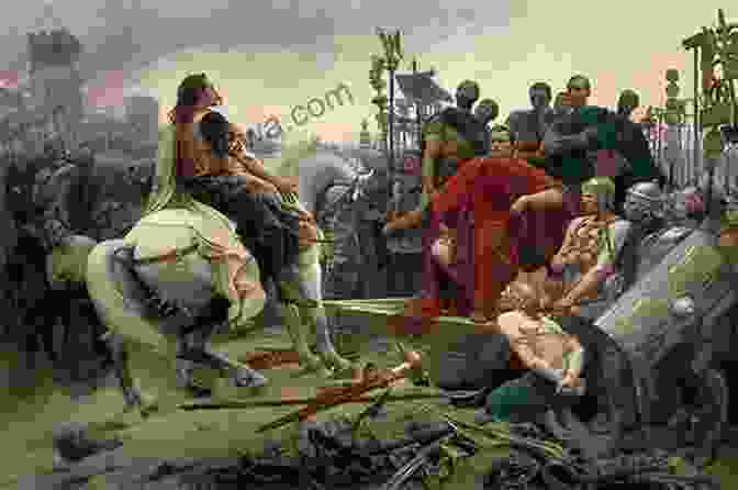 A Painting Depicting The Battle Between Vercingetorix And Caesar Learn French Bilingual Vercingetorix Vs Caesar: The Battle Of Gaul (French English) (French Edition)