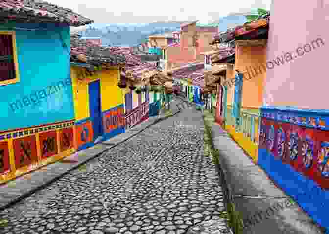 A Vibrant Street Scene In A Colombian Town Travels Through The Interior Provinces Of Colombia