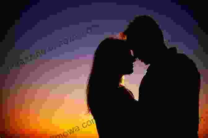 A Young Couple Embracing, Their Faces Illuminated By The Warm Glow Of A Setting Sun You Me And Our Heartstrings