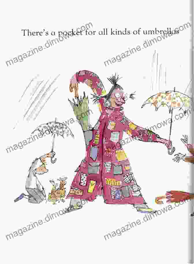 Angelica Sprocket's Pockets Book Cover, Featuring A Young Girl With A Large Pocket On Her Dress, Standing In A Field Angelica Sprocket S Pockets (Quentin Blake Classic)