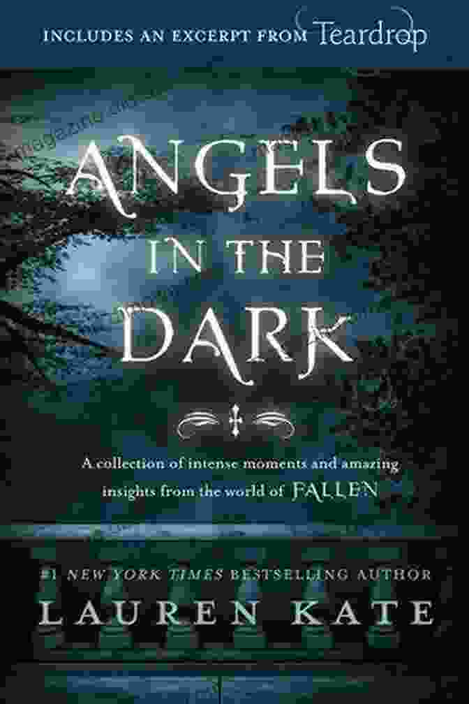 Book Cover Of 'Fallen Angels In The Dark' Featuring A Dark Figure With Wings Fallen: Angels In The Dark