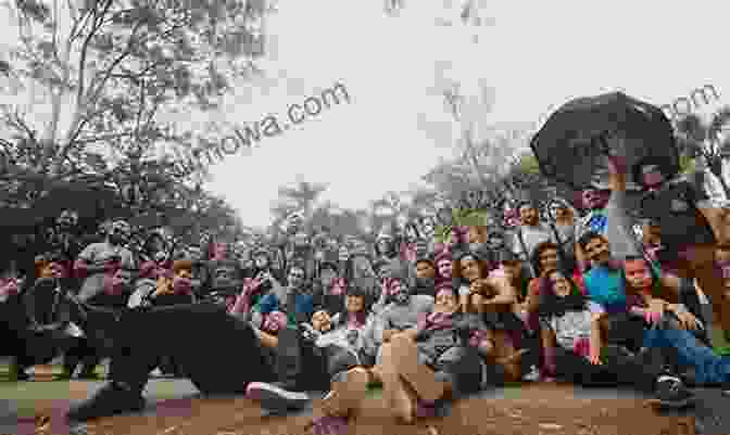 Color Photograph Of A Group Of People Gathered In A Field, Taken By Joe Salerno Only Here Joe Salerno