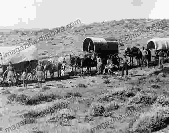 Cover Of An Oregon Trail Story: Tales Of Young Americans, Featuring A Wagon Train Against A Scenic Western Landscape Minnow And Rose: An Oregon Trail Story (Tales Of Young Americans)