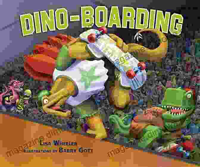 Dino Boarding Dino Sports Book Cover Dino Boarding (Dino Sports) Lisa Wheeler