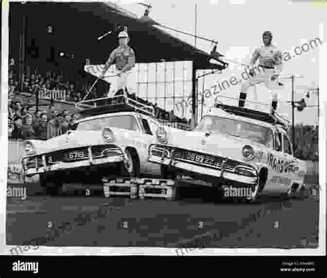 Enthusiastic Crowd At A Speedway Race In The Golden Age The Golden Age Of Speedway