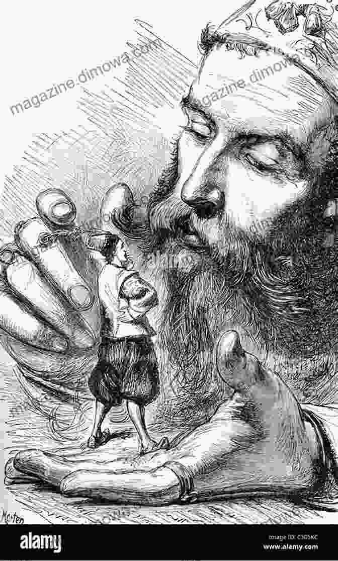 Illustration Of Gulliver Being Held In The Palm Of A Brobdingnagian Gulliver S Travels (Graphic Revolve: Common Core Editions)