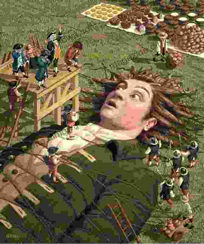 Illustration Of Gulliver Standing Among The Tiny Lilliputians Gulliver S Travels (Graphic Revolve: Common Core Editions)