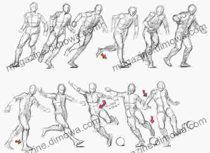 Intricate And Dynamic Sketch Of A Human Figure, Showcasing The Intricacies Of Anatomy And Movement Base Models A Reference For Figure Drawing: Detailed Professional Reference For Figure Drawing World Renowned Student Guide