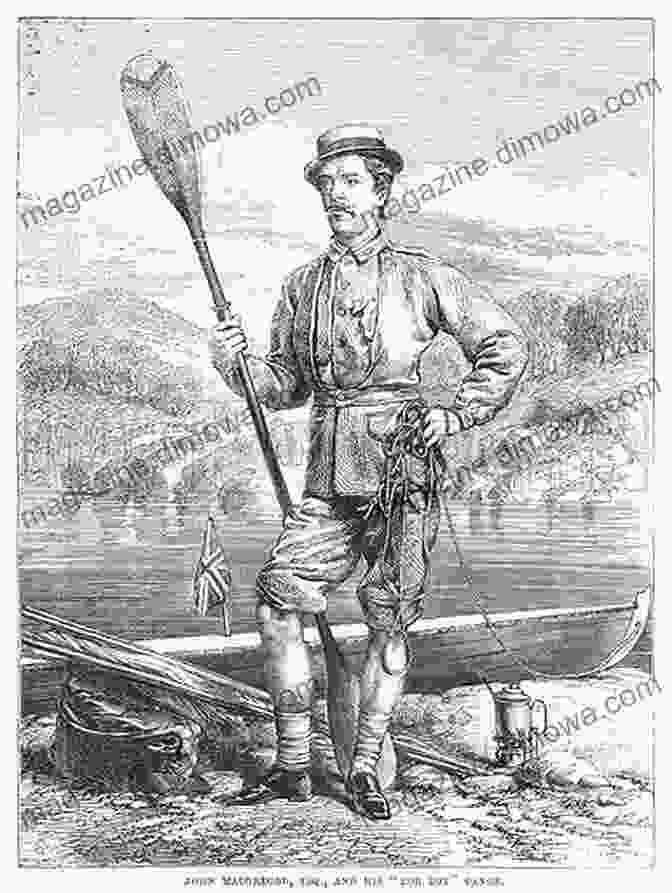 John MacGregor Canoeing The Rob Roy On The Jordan River The Rob Roy On The Jordan