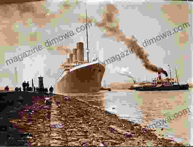 Launch Of The Titanic From Belfast Harbour Iceberg Right Ahead : The Tragedy Of The Titanic