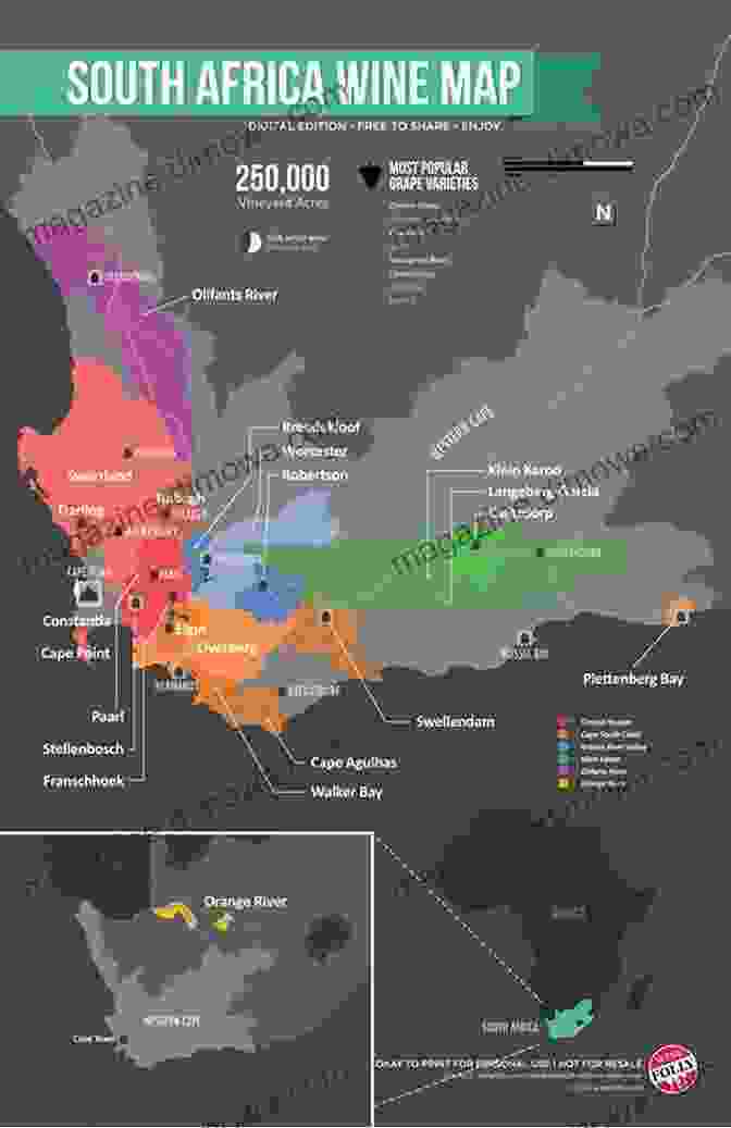 Map Of South African Wine Regions Platter S South African Wine Guide 2024: By Diners Club