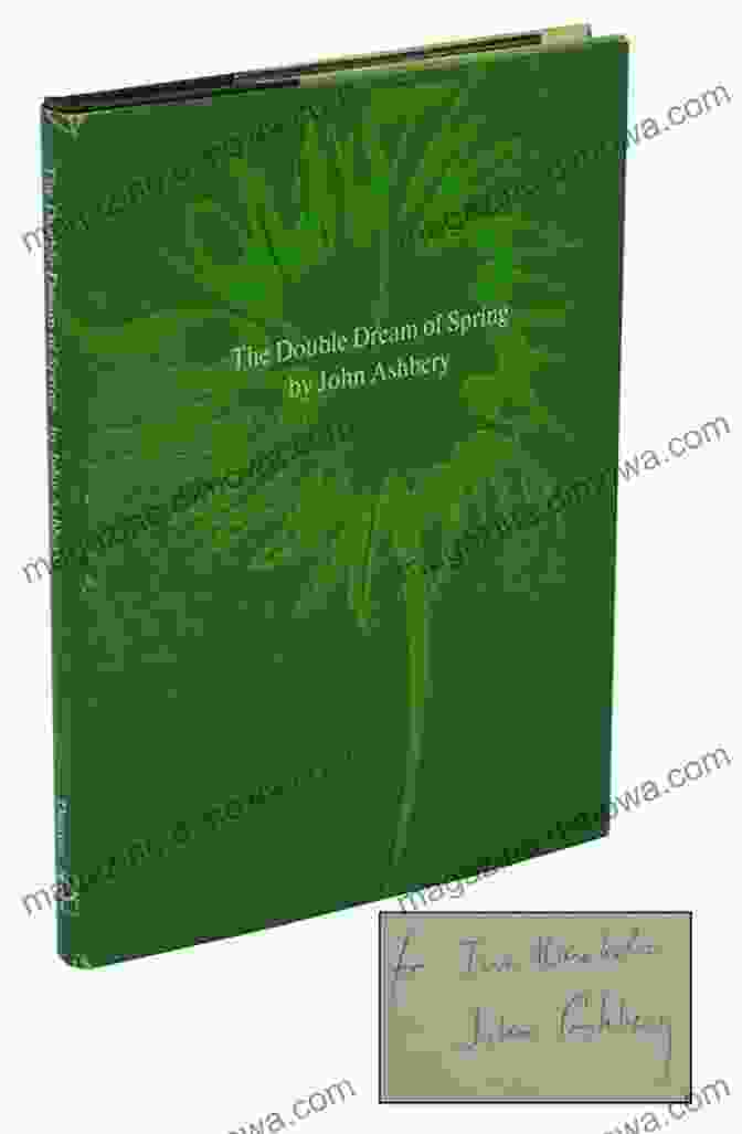 The Double Dream Of Spring Poems Book Cover, Featuring A Vibrant Collage Of Flowers And A Surreal Dreamscape The Double Dream Of Spring: Poems