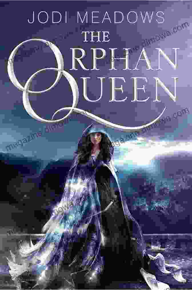 The Orphan Queen Book Cover Featuring Vhalla Yarl Standing Amidst A Desolate Landscape With A Sword In Hand. The Orphan Queen Jodi Meadows