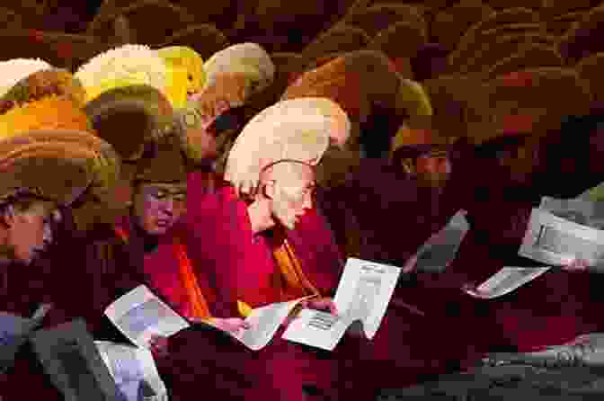 Tibetan Monks Chanting In A Temple High Road To Tibet Travels In China Tibet Nepal And India (Round The World Travel 3)