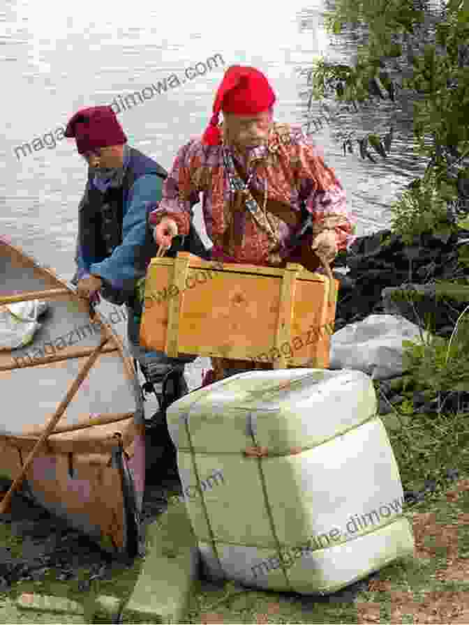 Voyageurs Navigate The Kaministiquia River, Reenacting The Arduous Journeys Of The Fur Trade Era. Thunder Bay Ontario 3 (Fort William 1) In Colour Photos: Saving Our History One Photo At A Time