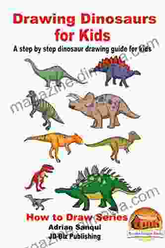 Drawing Dinosaurs for Kids A step by step dinosaur drawing guide for kids (How to Draw 5)