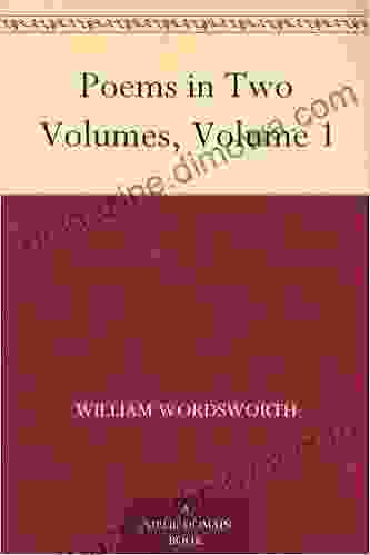 Poems In Two Volumes Volume 1